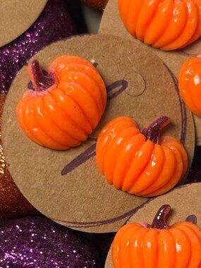 Pumpkin 🎃 Resin Earrings